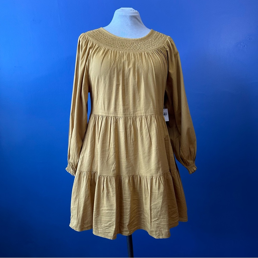 Old Navy Mustard Midi Dress
